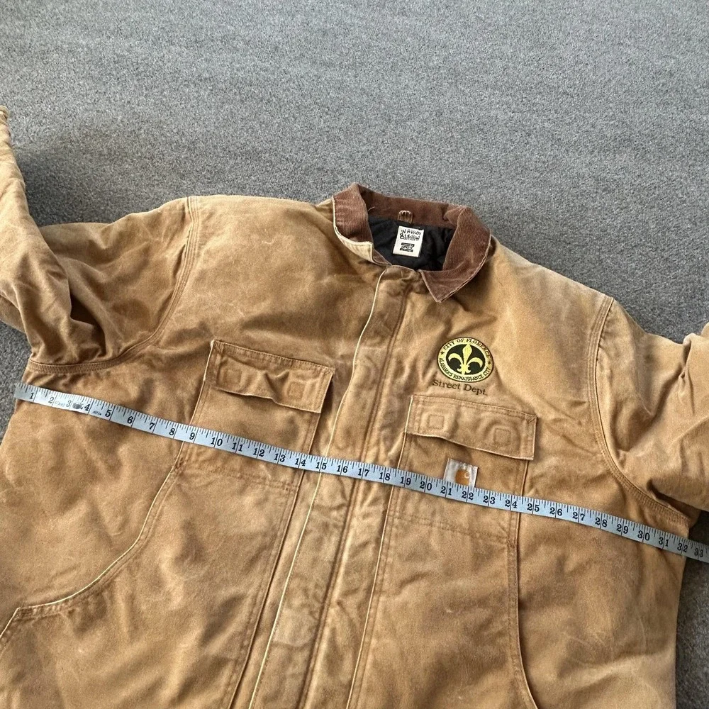 Carhartt Traditional Coat‎ Mens 2XL Brown Duck C03 Quilted Lined Workwear USA